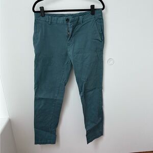 Brooks Brothers Red Fleece Men's Teal Chino Pants, size: W33, L32